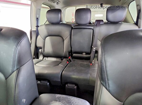 JN8AY2AD3R9707472 2024 NISSAN ARMADA Black Հետևի նստատեղերի տեսք