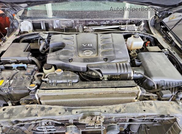 JN8AY2AD3R9707472 2024 NISSAN ARMADA Black Շարժիչի բաժամունքի տեսք