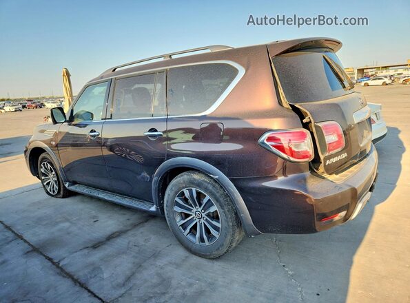 JN8AY2ND7L9107930 2020 NISSAN ARMADA Brown Задня ліва чверть