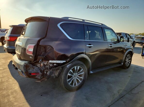 JN8AY2ND7L9107930 2020 NISSAN ARMADA Brown Задня права чверть