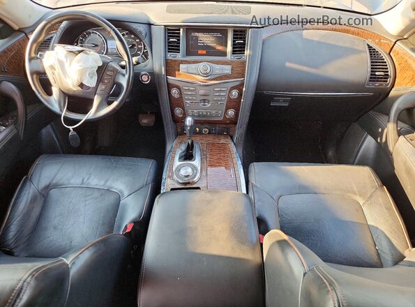 JN8AY2ND7L9107930 2020 NISSAN ARMADA Brown Вид панелі приладів