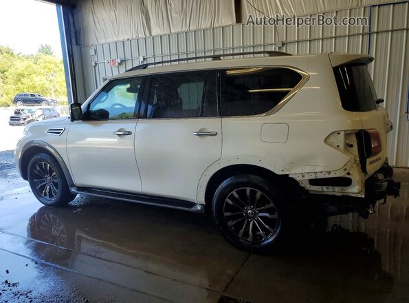 JN8AY2NE1H9700151 2017 NISSAN ARMADA Белый Задняя левая четверть