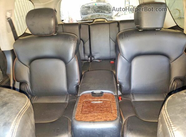 JN8AY2NE1H9700151 2017 NISSAN ARMADA Белый Вид задних сидений