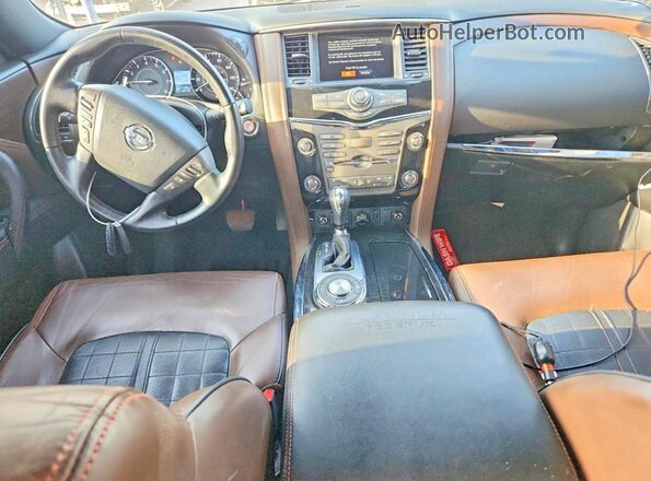 JN8AY2NFXL9361231 2020 NISSAN ARMADA Black Widok deski rozdzielczej