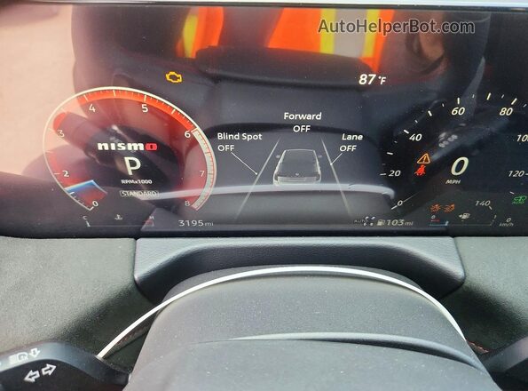 JN8AY3FBXT9122375 2026 NISSAN ARMADA Black Instrument cluster view