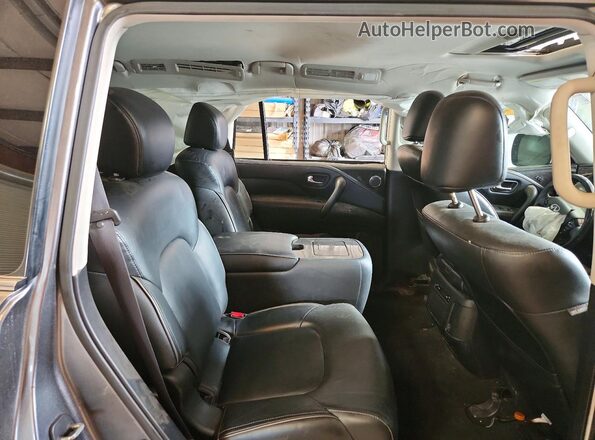 JN8AZ2NE1L9255030 2020 INFINITI QX80 Серый Вид задней части салона