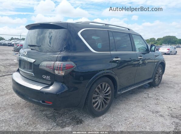 JN8AZ2NE3H9150383 2017 INFINITI QX80 Black უკანა მარჯვენა