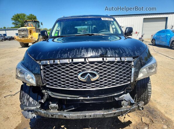 JN8AZ2NF2H9642007 2017 INFINITI QX80 Black Вид спереду
