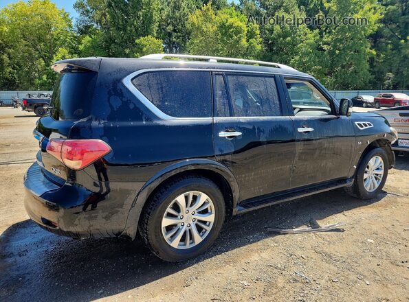 JN8AZ2NF2H9642007 2017 INFINITI QX80 Black Задня права чверть