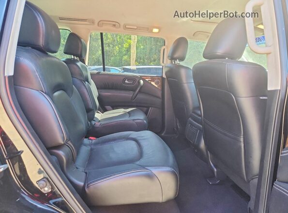 JN8AZ2NF2H9642007 2017 INFINITI QX80 Black Вид задньої частини салону