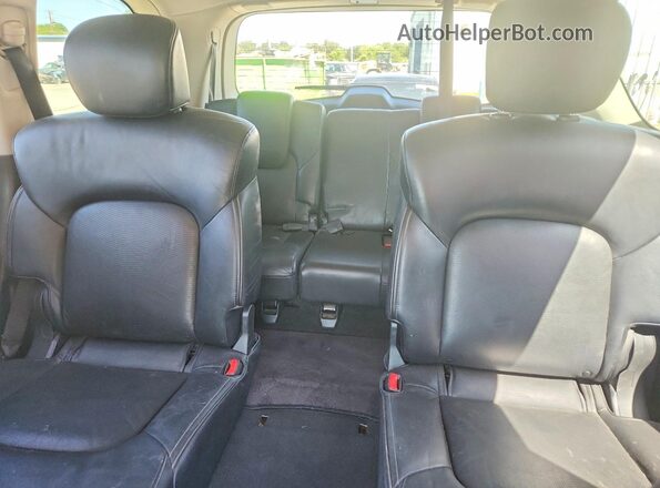 JN8AZ2NF2H9642007 2017 INFINITI QX80 Black Вид задніх сидінь
