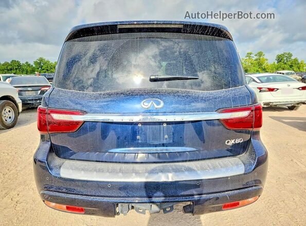 JN8AZ2NF2K9689044 2019 INFINITI QX80 Blue Vista trasera