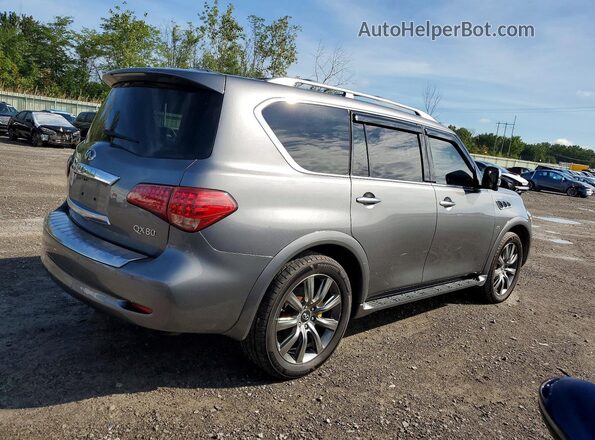 JN8AZ2NF3H9646244 2017 INFINITI QX80 Silver Rear right