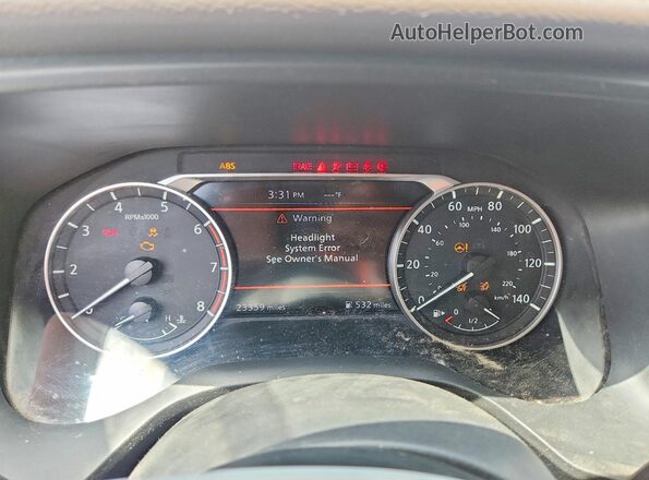 JN8BT3BA6PW404603 2023 NISSAN ROGUE White Instrument cluster view