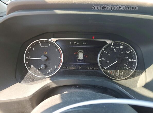 JN8BT3BA9PW406247 2023 NISSAN ROGUE Черный Вид щитка приборов