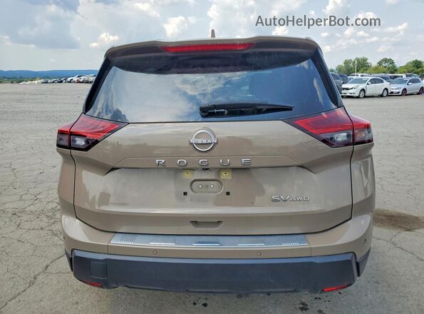 JN8BT3BB4RW447316 2024 NISSAN ROGUE Brown Rear view