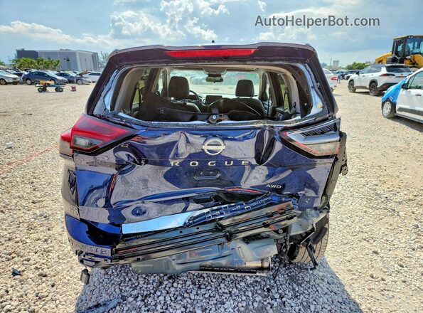 JN8BT3BB4SW154733 2025 NISSAN ROGUE Blue Widok z tyłu