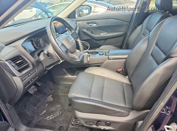 JN8BT3BB4SW154733 2025 NISSAN ROGUE Blue Widok wnętrza z przodu