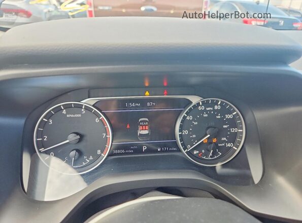 JN8BT3BB4SW154733 2025 NISSAN ROGUE Blue Widok zestawu wskaźników