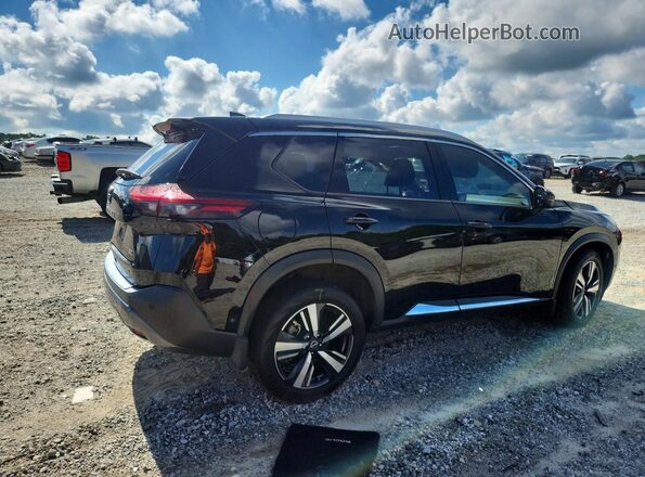 JN8BT3CA2PW407030 2023 NISSAN ROGUE Black უკანა მარჯვენა