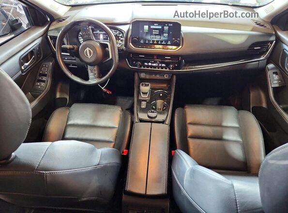 JN8BT3CB0PW182339 2023 NISSAN ROGUE Gray Widok deski rozdzielczej