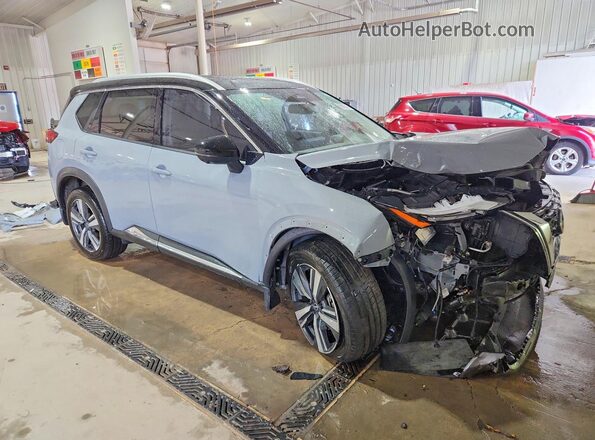 JN8BT3CB0PW182339 2023 NISSAN ROGUE Gray Przód prawy
