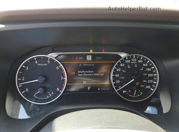 JN8BT3CB1PW213775 2023 NISSAN ROGUE Белый Вид щитка приборов