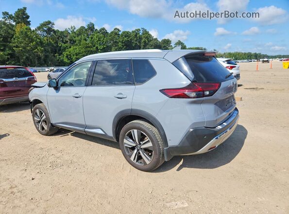JN8BT3DC6NW121002 2022 NISSAN ROGUE Gray Հետևի ձախ