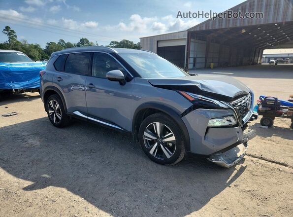 JN8BT3DC6NW121002 2022 NISSAN ROGUE Gray Առջևի աջ