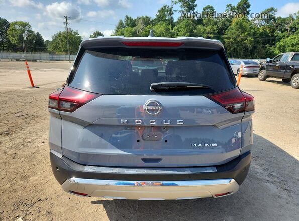 JN8BT3DC6NW121002 2022 NISSAN ROGUE Gray Հետևի տեսք