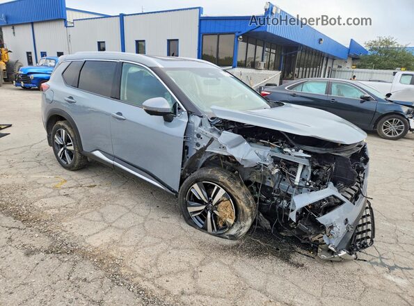 JN8BT3DD0PW309039 2023 NISSAN ROGUE Blue Front right