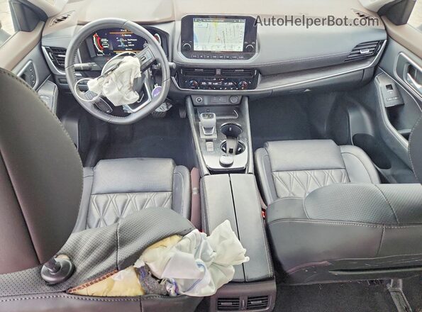 JN8BT3DD0PW309039 2023 NISSAN ROGUE Blue Dashboard view