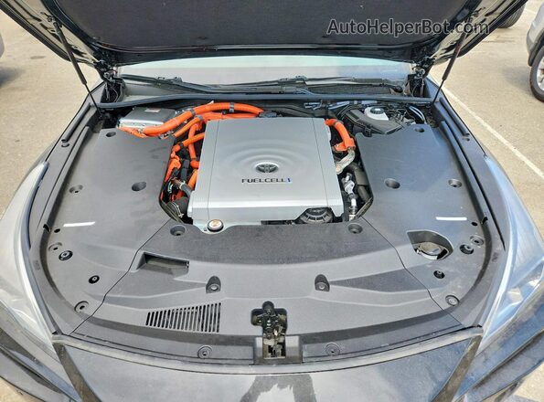 JTDAAAAAXSA012166 2025 TOYOTA MIRAI Black Սալոնի հետևի տեսք