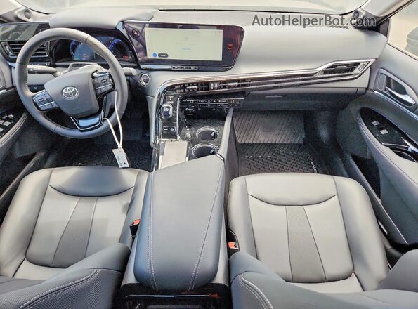 JTDAAAAAXSA012166 2025 TOYOTA MIRAI Black Առջևի վահանակի տեսք