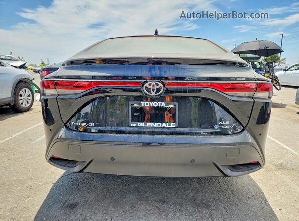 JTDAAAAAXSA012166 2025 TOYOTA MIRAI Black Հետևի տեսք