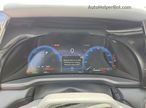 JTDAAAAAXSA012166 2025 TOYOTA MIRAI Black Սարքավորումների վահանակի տեսք