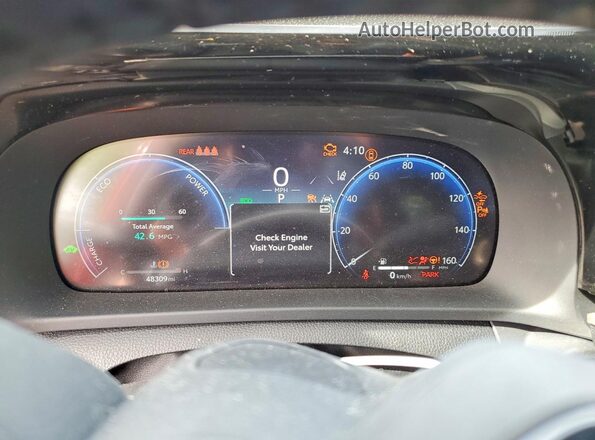 JTDAAAAF9P3015504 2023 TOYOTA CROWN Red Instrument cluster view