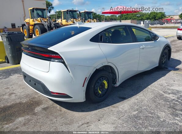 JTDACAAU1R3025259 2024 TOYOTA PRIUS White Trasero derecho