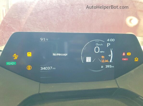 JTDACAAU5R3046597 2024 TOYOTA PRIUS Красный Вид щитка приборов