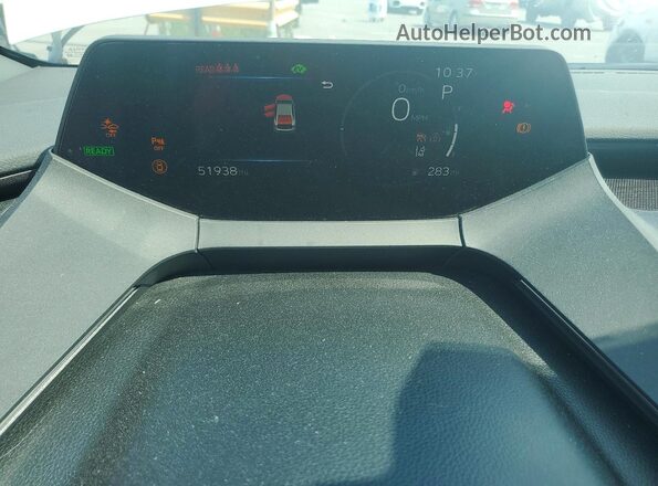 JTDACAAU6P3004503 2023 TOYOTA PRIUS White ხელსაწყოთა პანელის ხედი