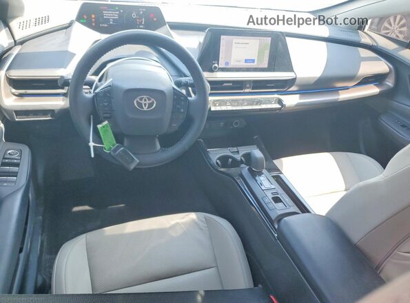 JTDACAAU6P3004503 2023 TOYOTA PRIUS White წინა პანელის ხედი