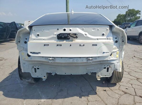 JTDACAAU6P3004503 2023 TOYOTA PRIUS White უკანა ხედი
