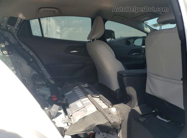 JTDACAAU6P3004503 2023 TOYOTA PRIUS White უკანა სავარძლების ხედი