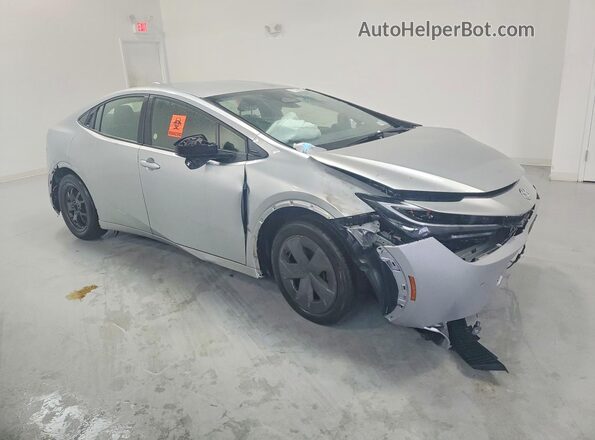 JTDACAAU6P3007546 2023 TOYOTA PRIUS Silver Առջևի աջ