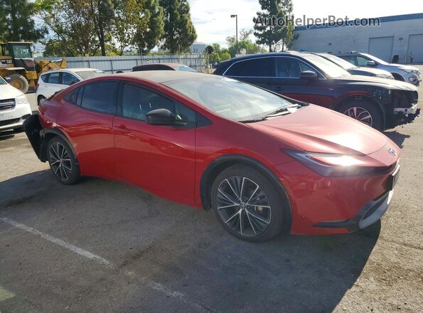 JTDACAAU8R3016445 2024 TOYOTA PRIUS Red Front right