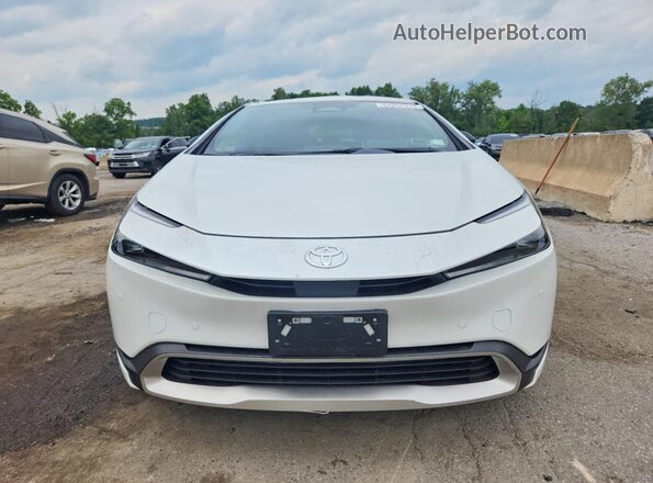 JTDACACU2S3053185 2025 TOYOTA PRIUS Белый Вид спереди