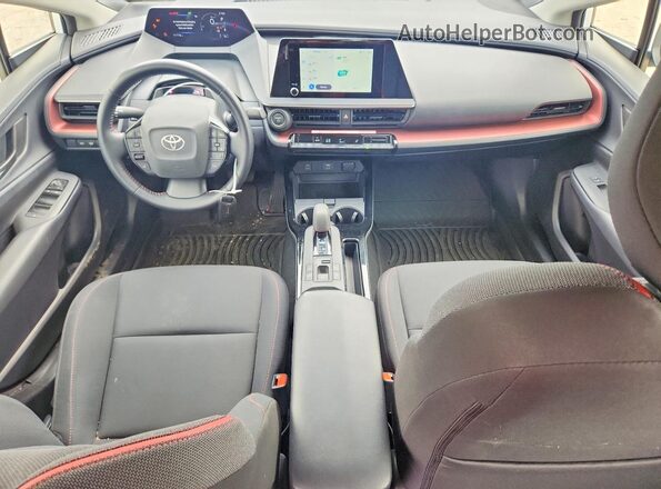 JTDACACU2S3053185 2025 TOYOTA PRIUS Белый Вид панели приборов
