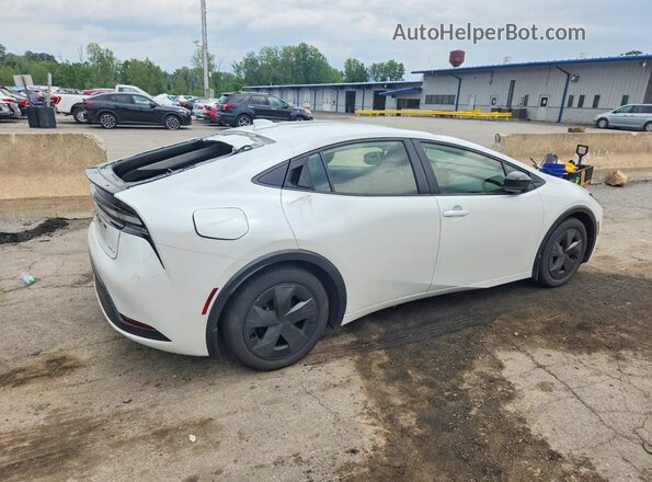 JTDACACU2S3053185 2025 TOYOTA PRIUS Белый Задняя правая четверть