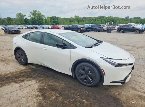 JTDACACU2S3053185 2025 TOYOTA PRIUS Белый Передняя правая четверть