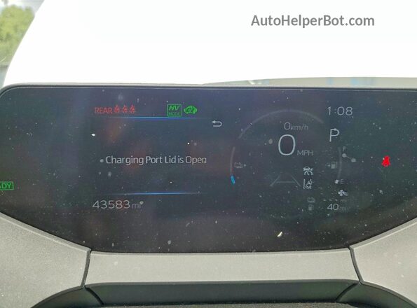 JTDACACU5P3000732 2023 TOYOTA PRIUS Белый Вид щитка приборов
